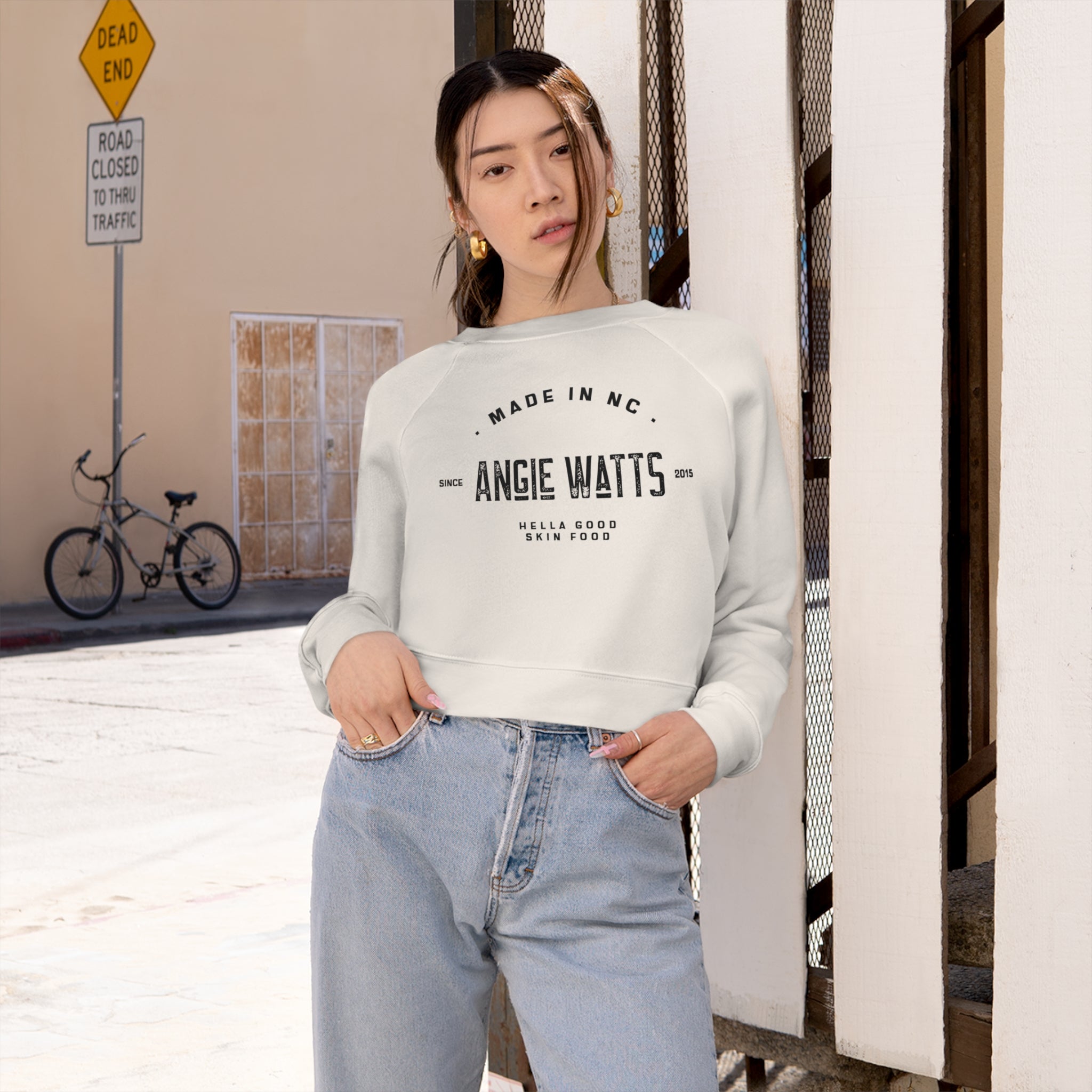 Made in NC Cropped Fleece Pullover
