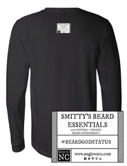 Smitty's Beard Essentials black long sleeve tee