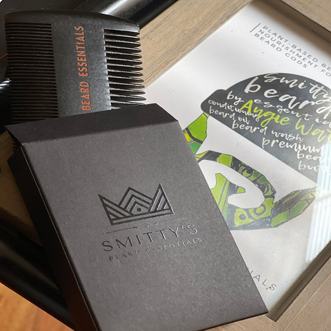 Angie Watts x Smitty's Double-Edged Beard Comb