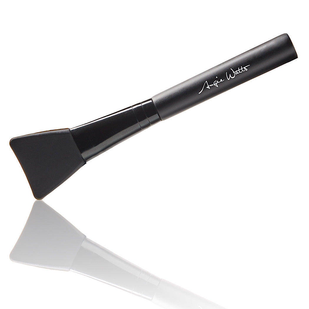 Angie Watts Silicon Face Mask Applicator Brush, black