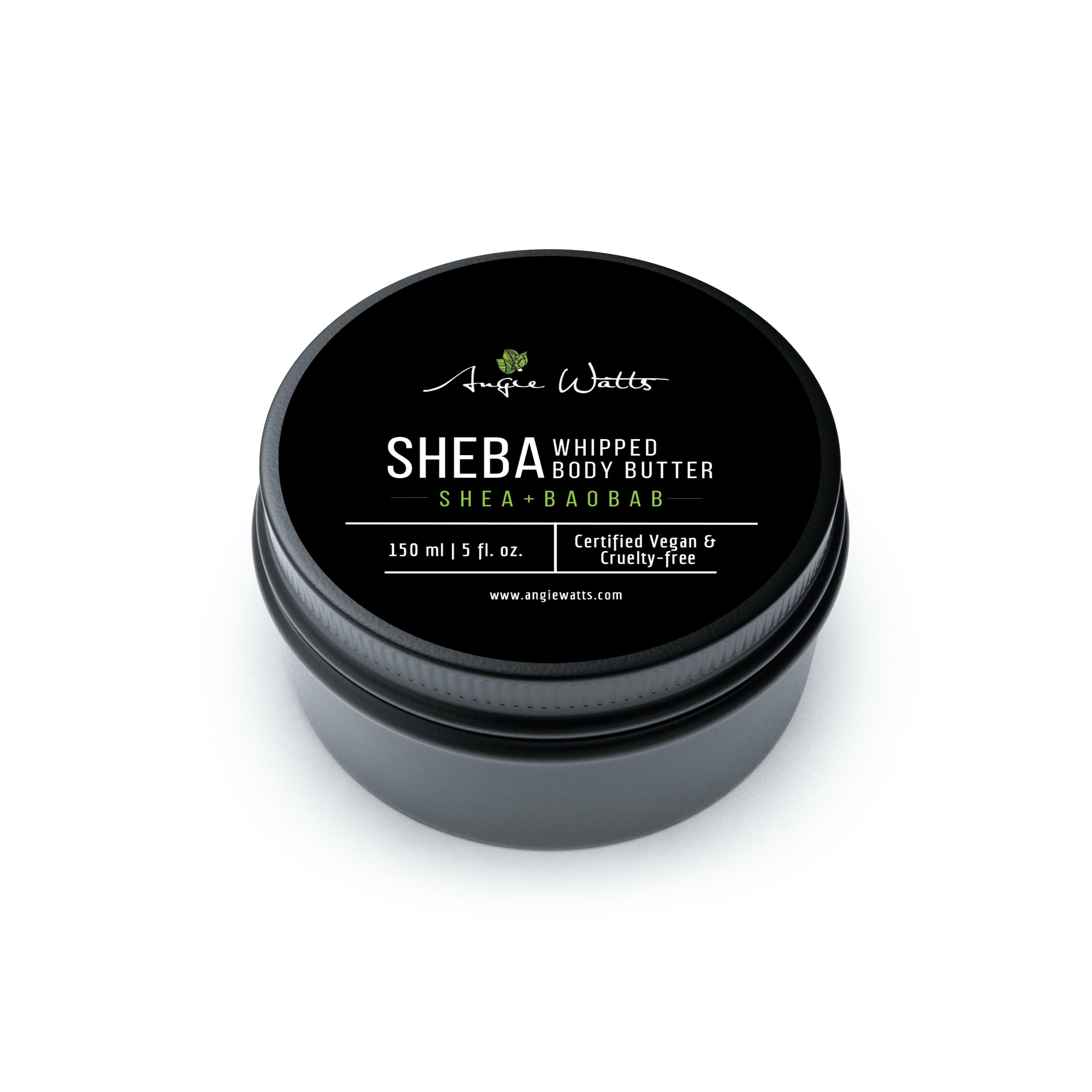 SHEBA (Shea + Baobab) All Natural Whipped Body Butter, 5oz